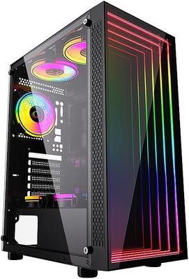 Bgears B-Optillusion - Black ATX  PC Case