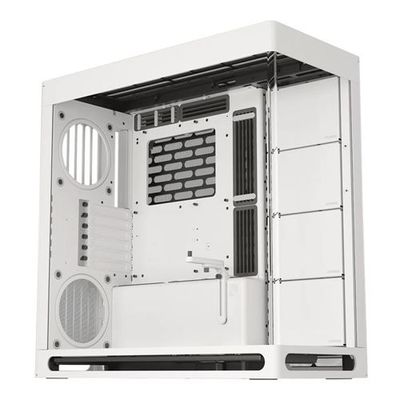 HAVN HS 420 Dual-Chamber Tempered Glass ATX Mid-Tower Computer Case - White