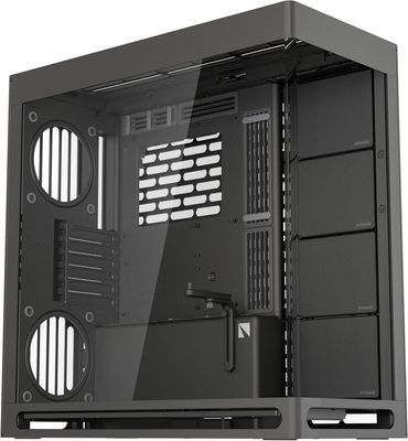 HAVN HS 420 Dual-Chamber Mid Tower PC Case ATX Black