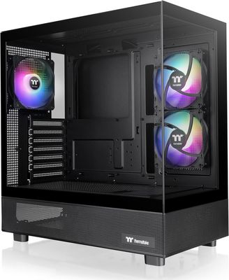 Thermaltake View 270 Plus TG ARGB Black Mid Tower E-ATX Case Black