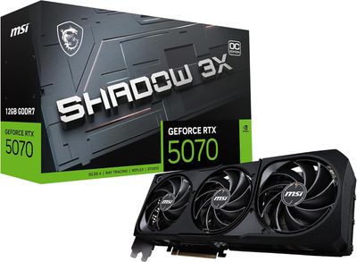 MSI Gaming RTX 5070 12G Shadow 3X OC Graphics Card