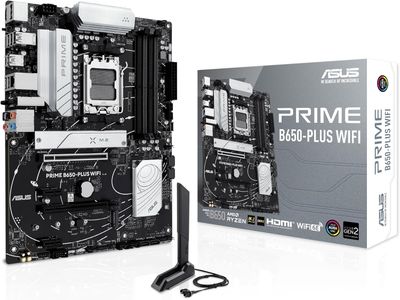 ASUS Prime B650-PLUS WiFi AMD B650 AM5 Ryzen™ Desktop 9000 8000 & 7000 ATX Motherboard