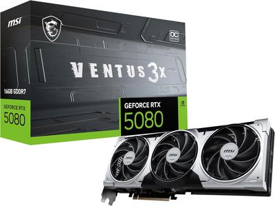 MSI Gaming RTX 5080 16G Ventus 3X OC Plus Graphics Card