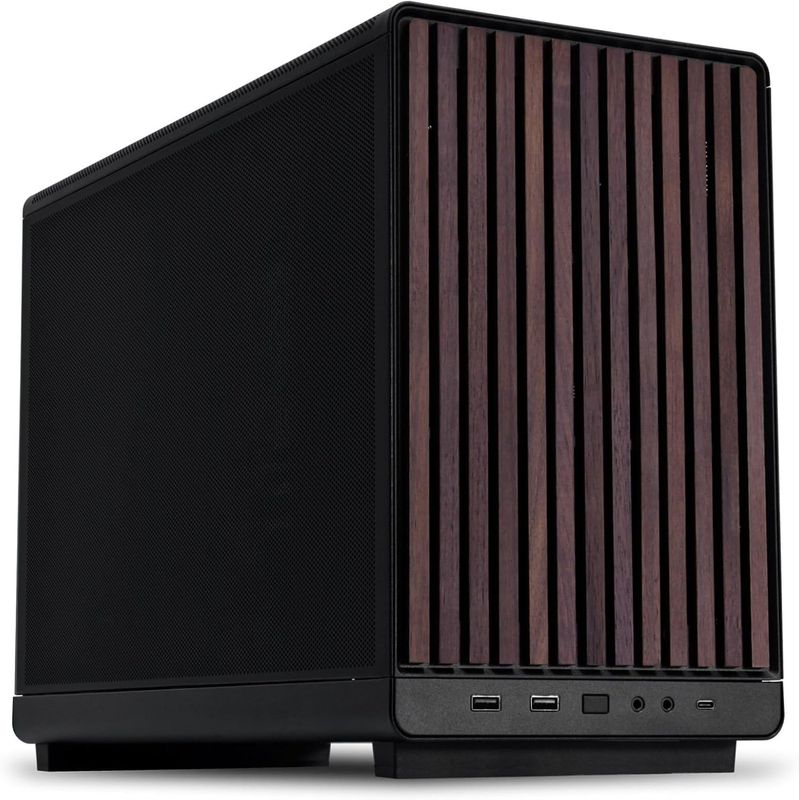 Lian Li A3-mATX-WD-26.3L Micro Form Factor Chassis-No Fans Included-Supports 360mm AIO-Modularity Design-for M-ATX, ITX Motherboard-DAN Cases Collaboration-Wood Front Panel-Black (A3X-WD) Lian Li A3-mATX-WD-26.3L Micro Form Factor Chassis-No Fans Included-Supports 360mm AIO-Modularity Design-for M-ATX, ITX Motherboard-DAN Cases Collaboration-Wood Front Panel-Black (A3X-WD)