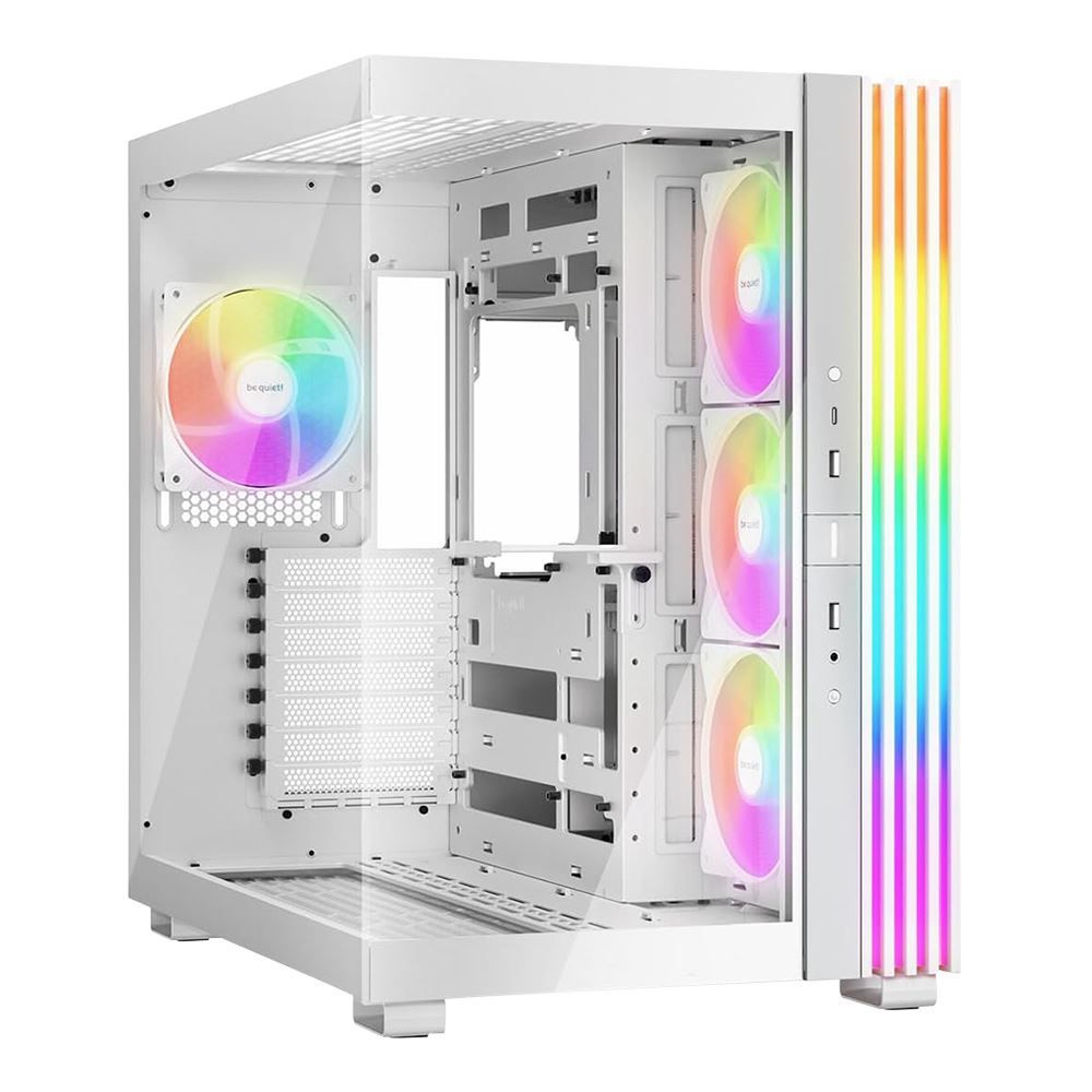 be quiet LIGHT BASE 600 LX Tempered Glass ATX Mid-Tower Computer Case - White