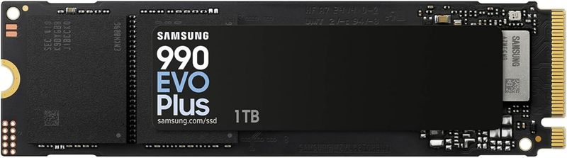 Samsung 990 EVO Plus SSD 1TB, PCIe Gen 4x4, Gen 5x2 M.2 2280, Speeds Up-to 7,150 MB/s Samsung 990 EVO Plus SSD 1TB, PCIe Gen 4x4, Gen 5x2 M.2 2280, Speeds Up-to 7,150 MB/s