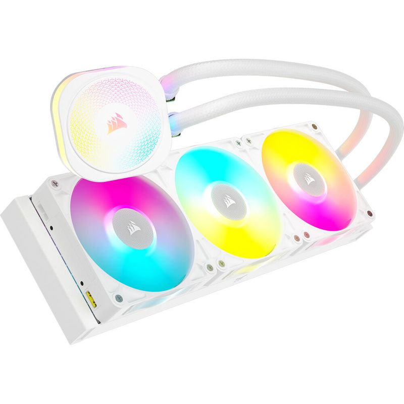 CORSAIR iCUE LINK TITAN RX RGB 360mm AIO Liquid CPU Cooler (White) CORSAIR iCUE LINK TITAN RX RGB 360mm AIO Liquid CPU Cooler (White)