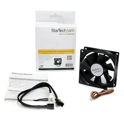 StarTech.com 80x25mm Computer Case Fan with PWM - Pulse Width Modulation Connector - Computer Cooling Fan - 80mm Fan StarTech.com 80x25mm Computer Case Fan with PWM - Pulse Width Modulation Connector - Computer Cooling Fan - 80mm Fan