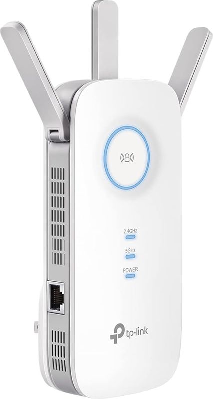 TP-Link AC1900 WiFi Range Extender RE550 | Dual-Band Wireless Repeater Amplifier w/Gigabit Ethernet Port | Up to 2200 Sq. Ft., 32 Devices | Internet Signal Booster | APP Setup | EasyMesh Compatible TP-Link AC1900 WiFi Range Extender RE550 | Dual-Band Wireless Repeater Amplifier w/Gigabit Ethernet Port | Up to 2200 Sq. Ft., 32 Devices | Internet Signal Booster | APP Setup | EasyMesh Compatible