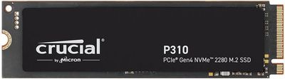 Crucial P310 1TB SSD, PCIe Gen4 NVMe M.2 2280, Up to 7,100MB/s, for Laptop, Desktop (PC), & Handheld Gaming Consoles, Includes Acronis Data Recovery Software, Solid State Drive Crucial P310 1TB SSD, PCIe Gen4 NVMe M.2 2280, Up to 7,100MB/s, for Laptop, Desktop (PC), & Handheld Gaming Consoles, Includes Acronis Data Recovery Software, Solid State Drive