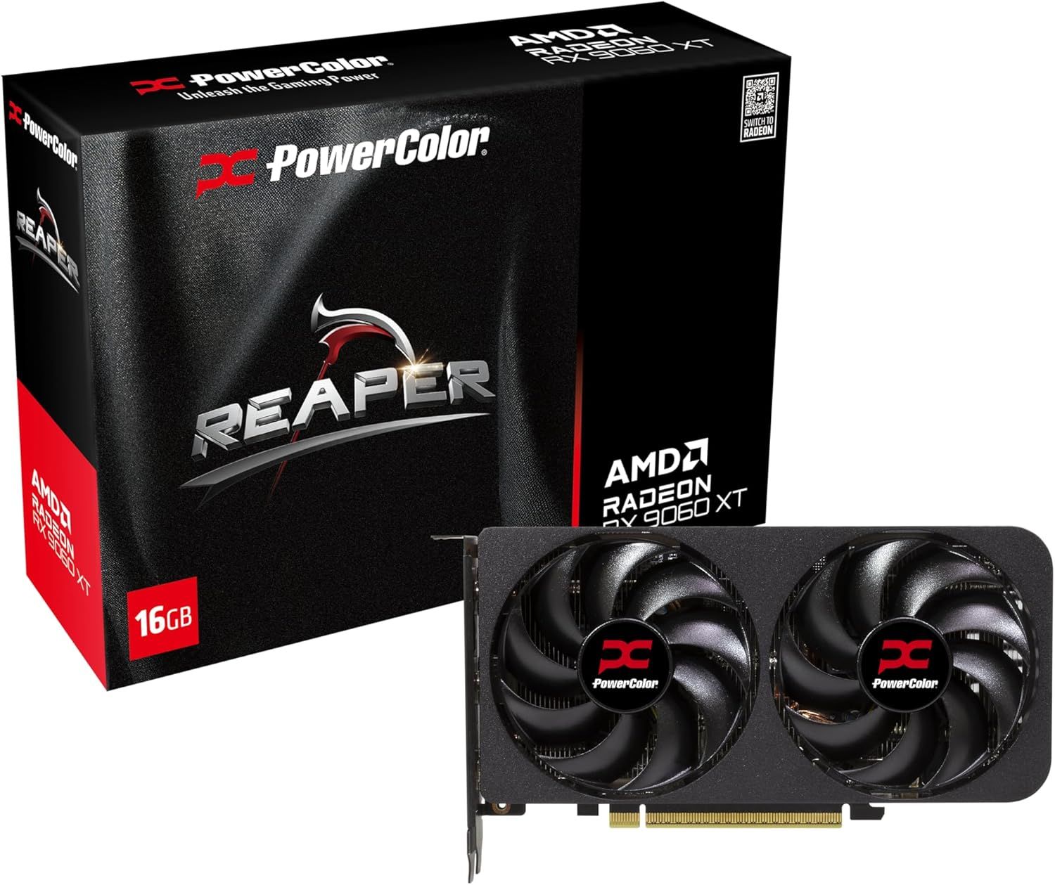 PowerColor Reaper AMD Radeon RX 9060 XT 16GB GDDR6 PowerColor Reaper AMD Radeon RX 9060 XT 16GB GDDR6