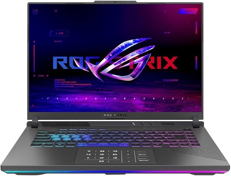 ASUS ROG Strix G16 16 ASUS ROG Strix G16 16" 165Hz Display Gaming Laptop; AMD Ryzen 9 8940HX 2.4GHz; NVIDIA GeForce RTX 5070 8GB GDDR7; 32GB DDR5-5200 RAM; 1TB NVMe SSD, Windows 11 Home