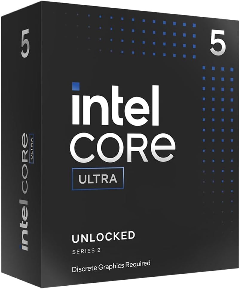 Intel Core Ultra 5 Desktop Processor 245KF - 14 cores (6 P-cores + 8 E-cores) up to 5.2 GHz Intel Core Ultra 5 Desktop Processor 245KF - 14 cores (6 P-cores + 8 E-cores) up to 5.2 GHz