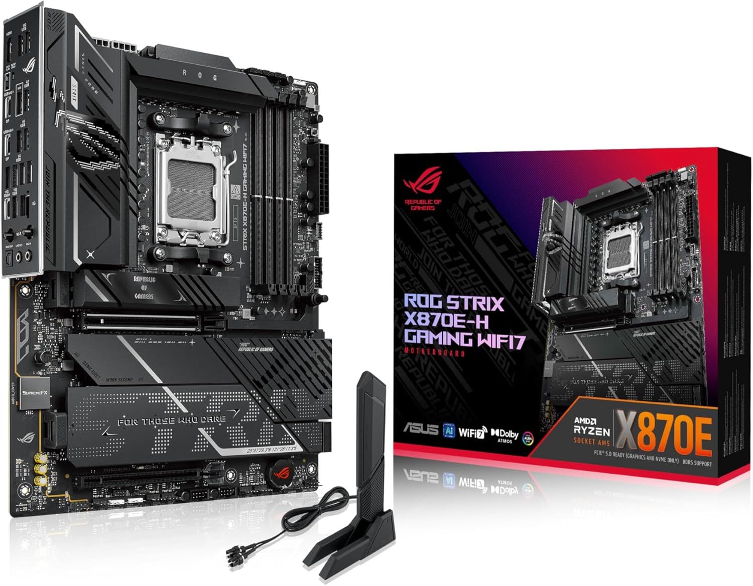 ASUS ROG Strix X870E-H Gaming WIFI7 AMD X870E-H ATX Motherboard