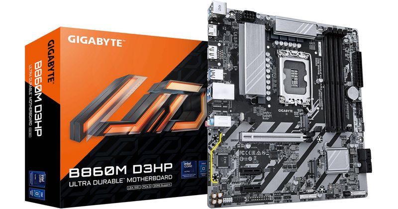 Gigabyte B860M D3HP LGA 1851 Micro-ATX Motherboard