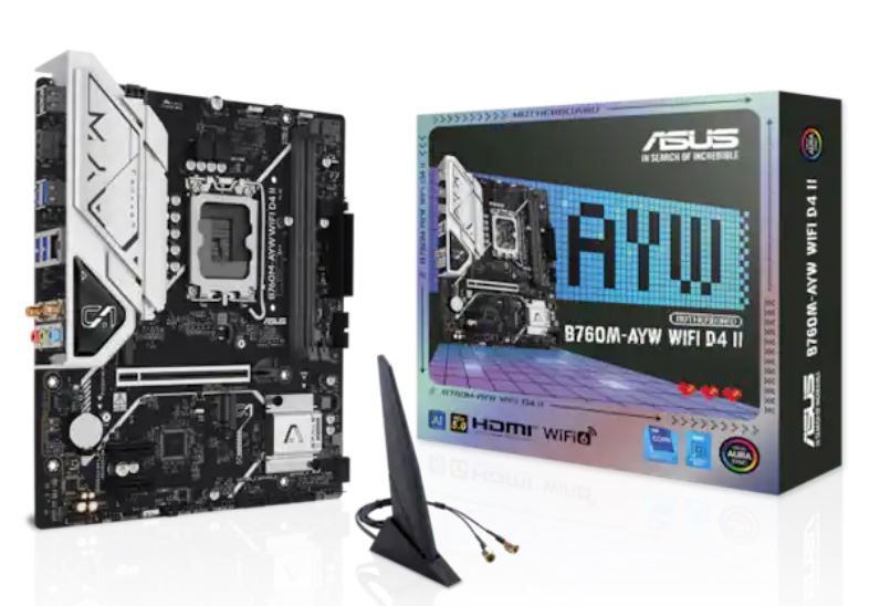 ASUS - B760MAYWWIFID4II Micro ATX Motherboard
