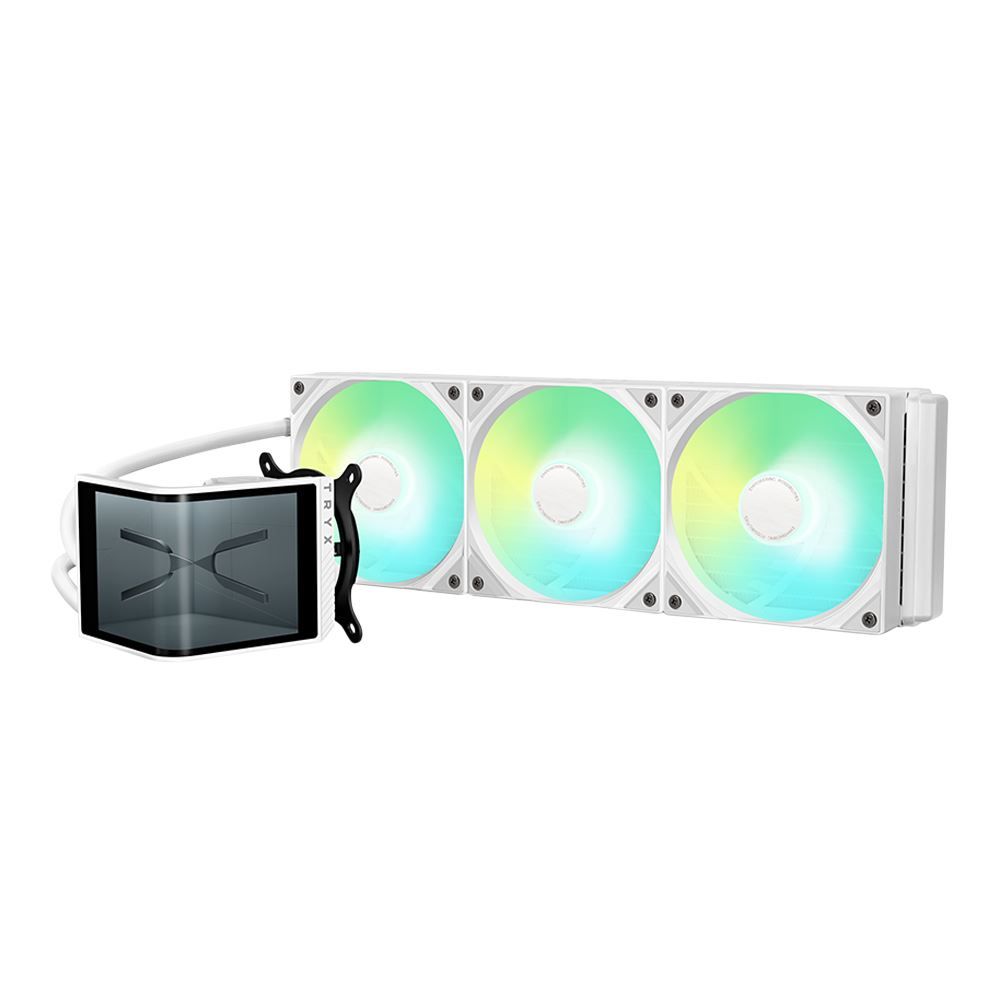 TRYX PANORAMA SE 360 ARGB 360mm All in One Liquid CPU Cooling Kit - White