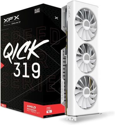 XFX Speedster QICK319 Radeon RX 7800 XT White CORE Gaming Graphics Card with 16GB GDDR6