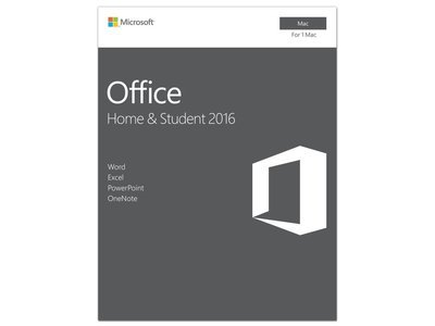 Microsoft Office Home and Student 2016 for Mac (1 licence)