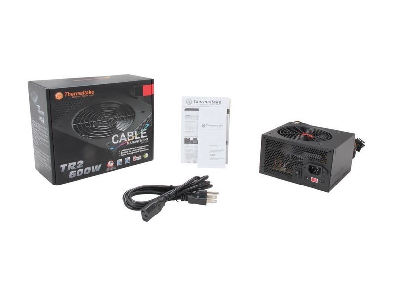 Thermaltake TR2 TR-600 600W ATX12V v2.3 SLI Ready CrossFire Ready Power Supply