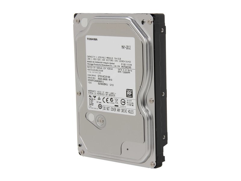 TOSHIBA 1TB 7200 RPM