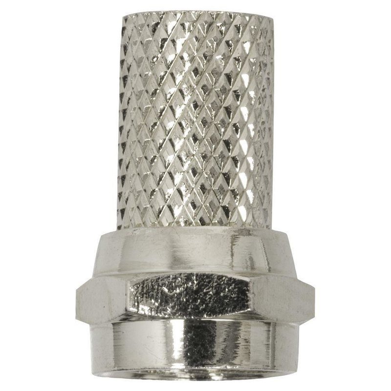 GE RG6 Twist-On Connector (2-Pack)