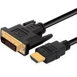 25' HDMI-DVI M-M 28AWG