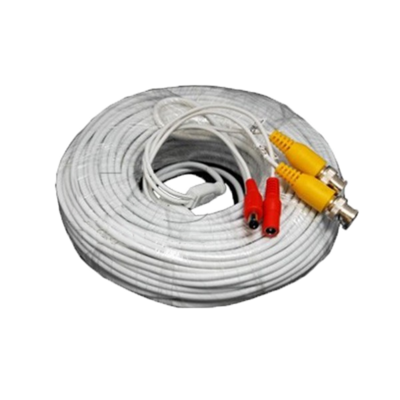 Pre-made Siamese Cable with Connectors - 125ft white