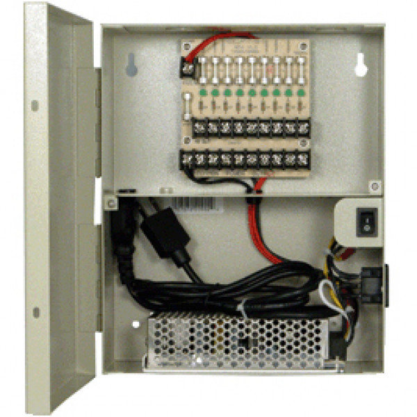 LTS Power Distribution Box, 9 Fused Outputs, 12V DC at 10 amp