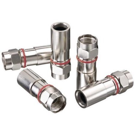 ​Ideal RG-59 BNC Compression Connectors, 35pk