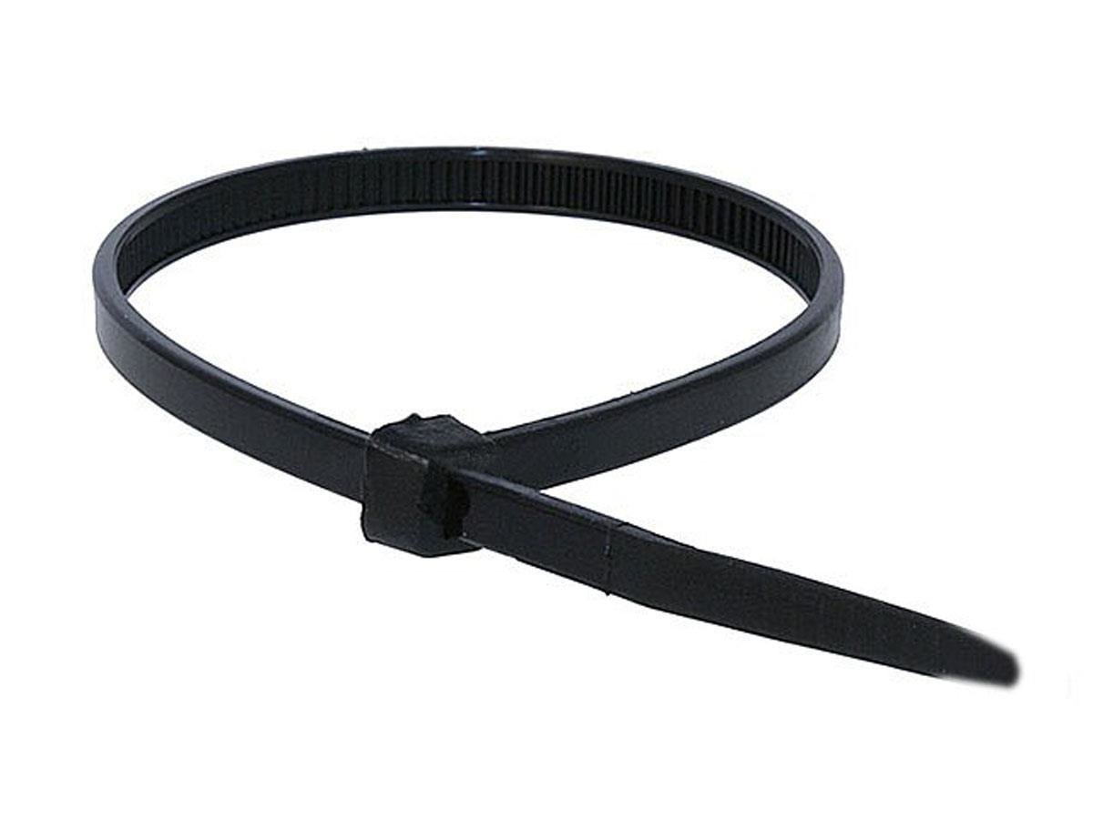 8-inch Cable Tie, 100pcs/Pack, 40 lbs Max Weight - Black