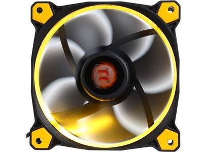 Thermaltake Riing 12 Series 120mm Circular Yellow LED Ring Case/Radiator Fan