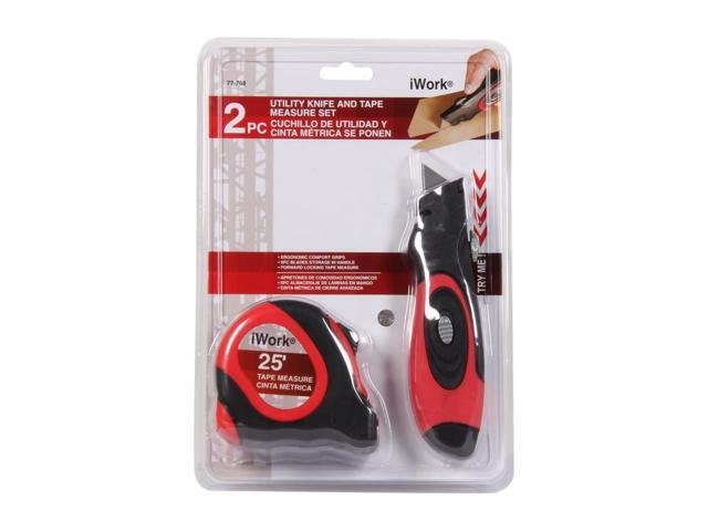 ​i-Work 77-768 2PC KNIFE AND TAPE MEASURE SET