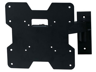 Titan Series Single Arm Swivel Wall Mount for Small 20~42in TVs up to 80 lbs, Black