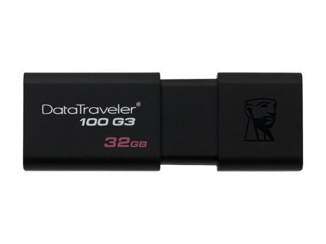 Kingston 32GB DataTraveler 100 G3 USB 3.0 Flash Drive (DT100G3/32GB)