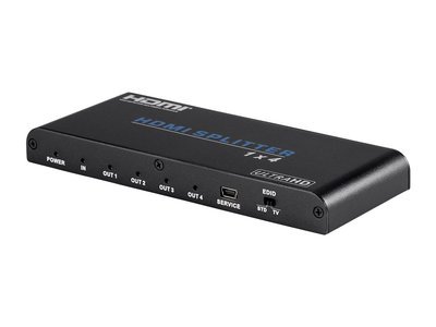 Blackbird 4K Pro 1x4 HDMI Splitter with HDCP 2.2 and EDID Support