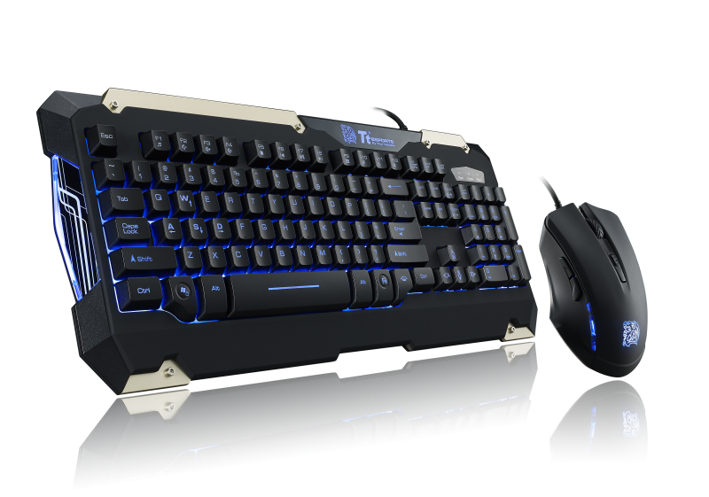 Thermaltake Tt eSPORTS COMMANDER Gaming Gear Combo KB-CMC-PLBLUS-01