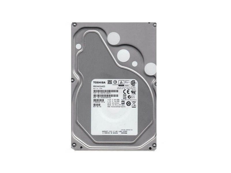 TOSHIBA MD04ACA400 4TB 7200 RPM 128MB Cache SATA 6.0Gb/s 3.5" Enterprise Internal Hard Drive