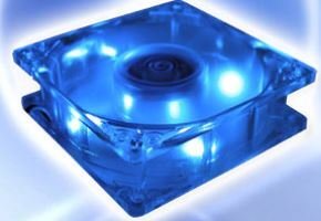 MASCOOL 80MM BLUE LED FAN