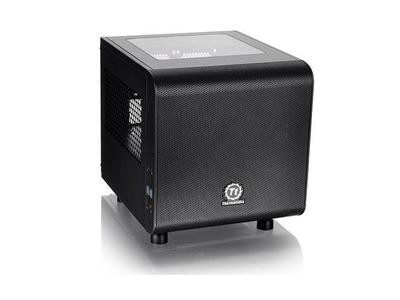 Thermaltake Core V1 Extreme Mini ITX Cube Chassis, Compatible with air and Liquid Cooling Builds (CA-1B8-00S1WN-00)