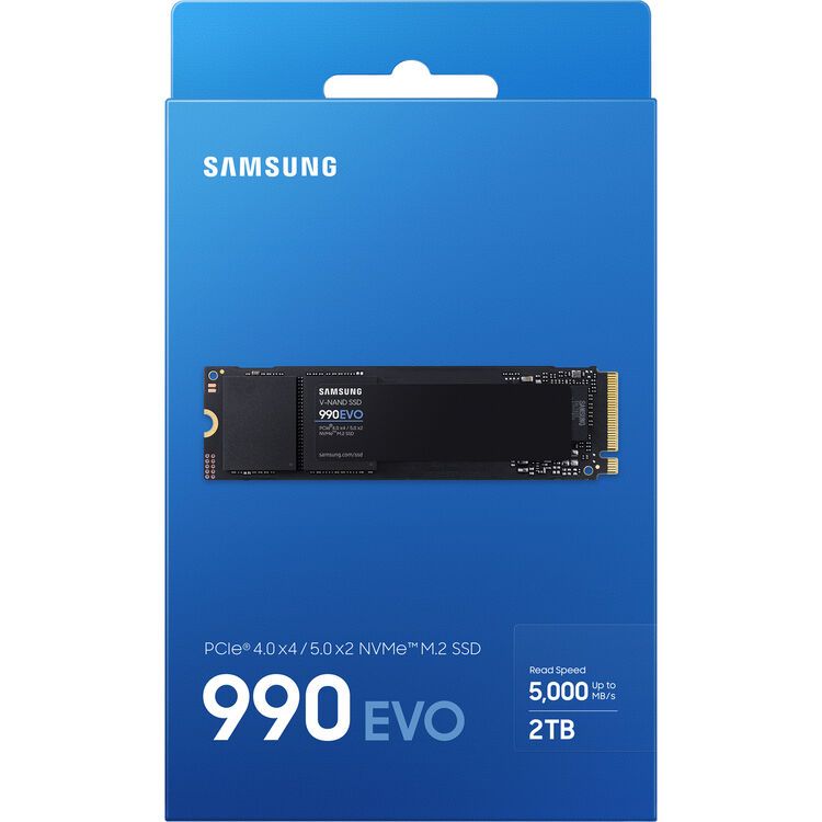 Samsung 2TB 990 EVO PCIe 4.0 x4 / 5.0 x2 M.2 Internal SSD