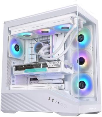 Custom Gaming Ryzen PC Lian Li V100 ATX Case White Custom Gaming Ryzen PC Lian Li V100 ATX Case White