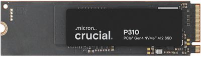 Crucial P310 500GB SSD, PCIe Gen4 NVMe M.2 2280, Up to 6,600MB/s, for Laptop, Desktop (PC), & Handheld Gaming Consoles, Includes Acronis Data Recovery Crucial P310 500GB SSD, PCIe Gen4 NVMe M.2 2280, Up to 6,600MB/s, for Laptop, Desktop (PC), & Handheld Gaming Consoles, Includes Acronis Data Recovery
