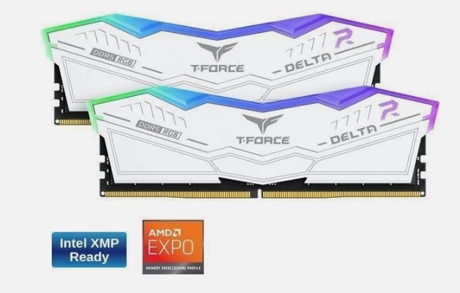 T-FORCE RGB Team Group 16GB (2 x 8GB) 288-Pin PC RAM DDR5 6000 (PC5 48000) Memory Model