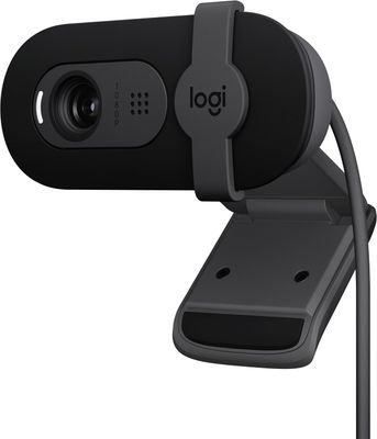 Logitech Brio 101 Full HD 1080p Webcam for Meetings, Streaming, Desktop, Laptop, PC - Built-in Mic, Shutter, Works with Zoom, Microsoft Teams, Nintendo Switch 2’s New GameChat Mode, USB-A,-Black