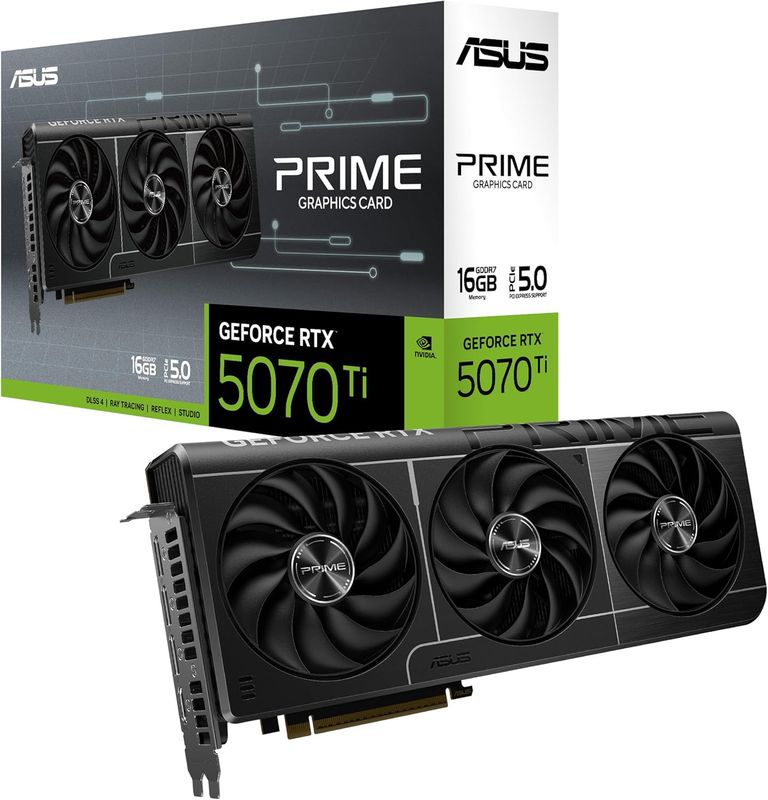ASUS The SFF-Ready Prime GeForce RTX™ 5070 Ti 16GB GDDR7 Graphics Card