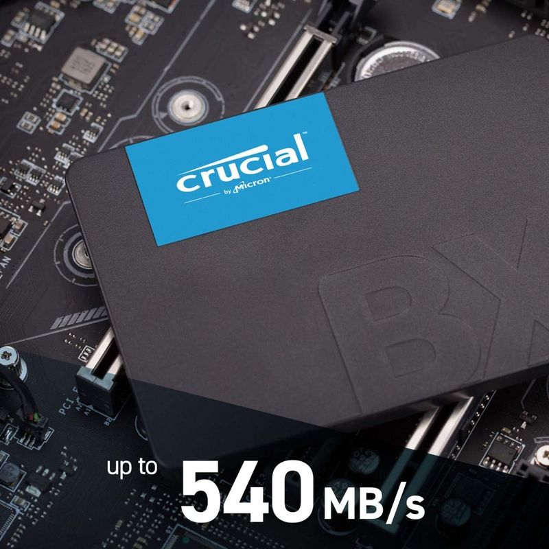 Crucial BX500 1TB 3D NAND SATA 2.5-Inch Internal SSD, up to 540MB/s - CT1000BX500SSD1, Solid State Drive