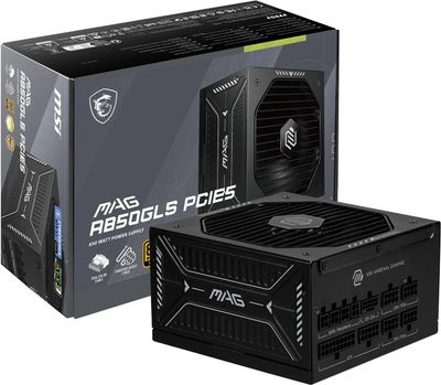 MSI MAG A850GLS PCIE5, Fully Modular Compact Gaming 850W Power Supply, 80+ Gold, ATX 3.1 & PCIe 5.1 Ready, Native Dual-Color 12V-2x6 Cable, Low-Noise, Embossed Jacket Cables MSI MAG A850GLS PCIE5, Fully Modular Compact Gaming 850W Power Supply, 80+ Gold, ATX 3.1 & PCIe 5.1 Ready, Native Dual-Color 12V-2x6 Cable, Low-Noise, Embossed Jacket Cables