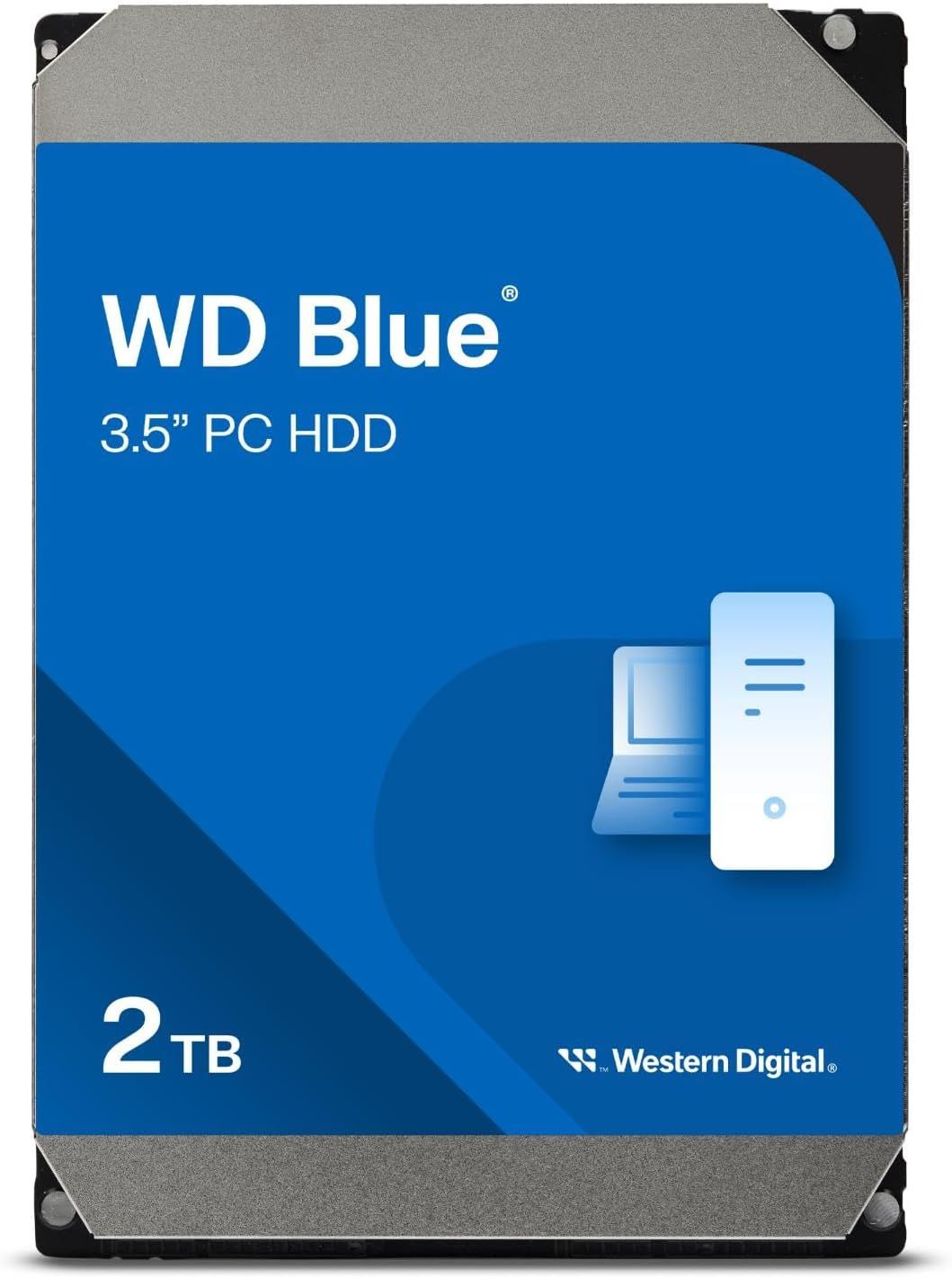 Western Digital 2TB WD Blue PC Internal Hard Drive HDD - 5400 RPM, SATA 6 Gb/s, 64 MB Cache, 3.5 Western Digital 2TB WD Blue PC Internal Hard Drive HDD - 5400 RPM, SATA 6 Gb/s, 64 MB Cache, 3.5" - WD20EARZ