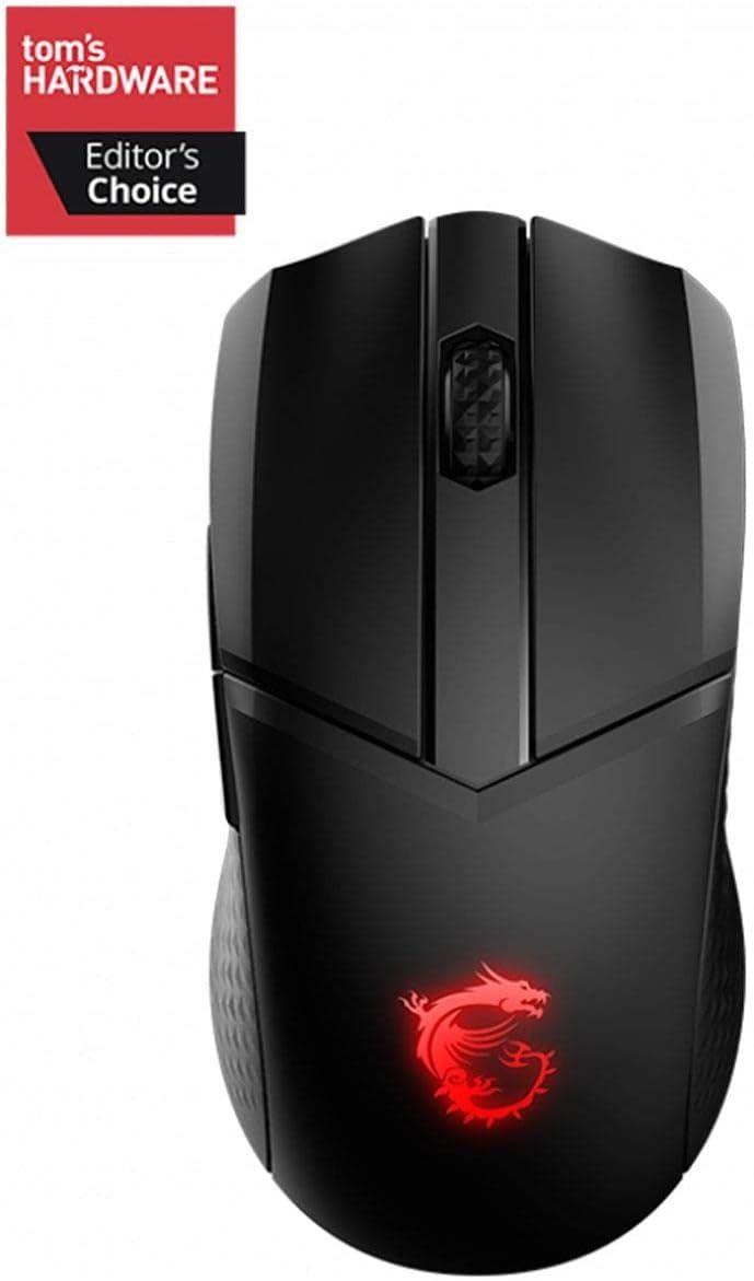 msi Clutch GM41 Lightweight Wireless Gaming Mouse & Charging Dock, 20,000 DPI, 60M Omron Switches, Fast-Charging 80Hr Battery, RGB Mystic Light, 6 Programmable Buttons, PC/Mac msi Clutch GM41 Lightweight Wireless Gaming Mouse & Charging Dock, 20,000 DPI, 60M Omron Switches, Fast-Charging 80Hr Battery, RGB Mystic Light, 6 Programmable Buttons, PC/Mac